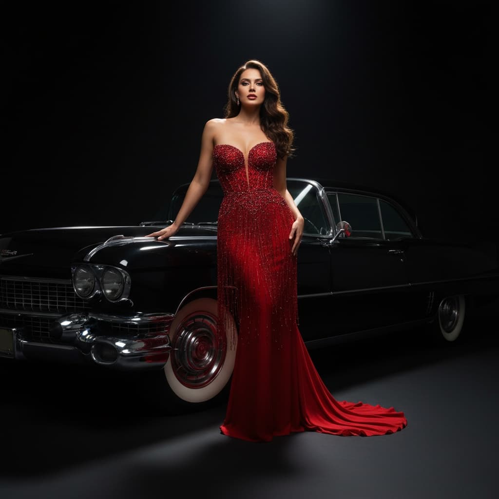 Cinematic Vintage Car